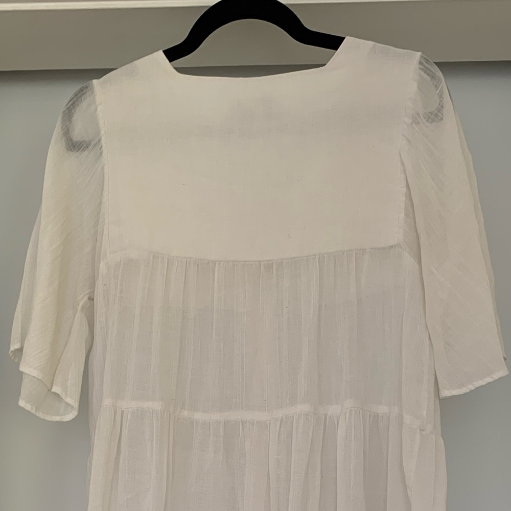 White Button Front Maxi - image 7